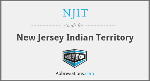 NJIT - New Jersey Indian Territory