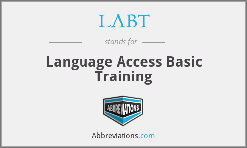 LABT - Language Access Basic Training