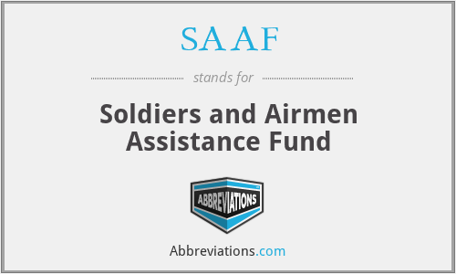 SAAF - Soldiers and Airmen Assistance Fund