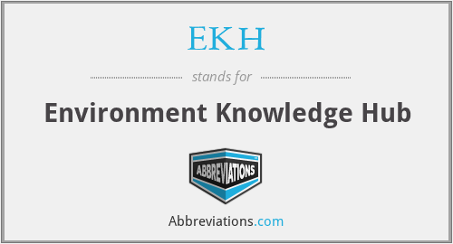 EKH - Environment Knowledge Hub