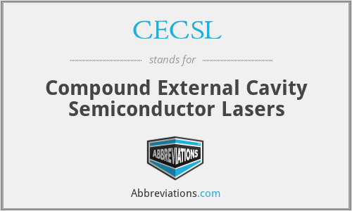 CECSL - Compound External Cavity Semiconductor Lasers