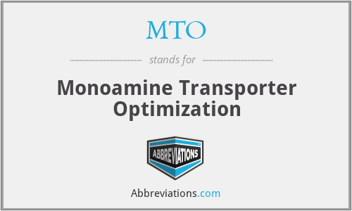 MTO - Monoamine Transporter Optimization
