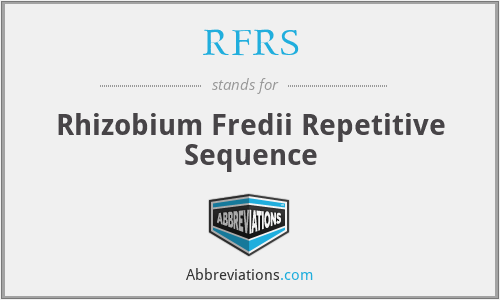 RFRS - Rhizobium Fredii Repetitive Sequence