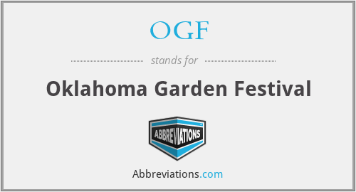 OGF - Oklahoma Garden Festival