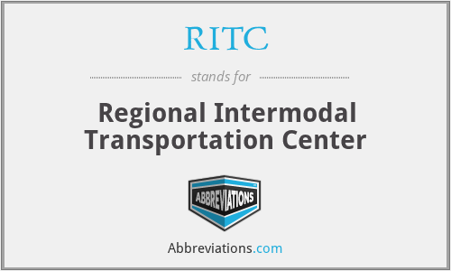 RITC - Regional Intermodal Transportation Center