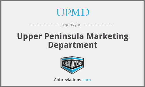 UPMD - Upper Peninsula Marketing Department