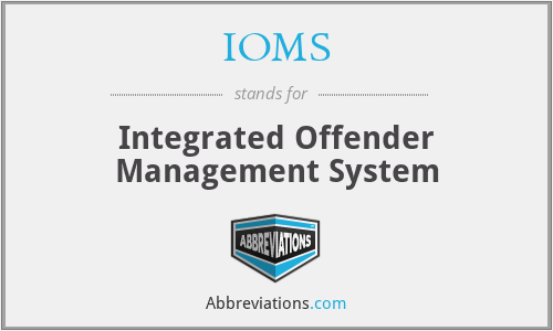 IOMS - Integrated Offender Management System