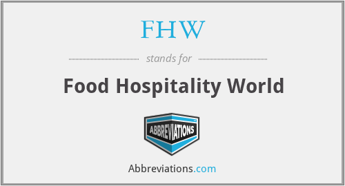 FHW - Food Hospitality World