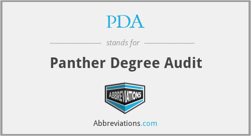 PDA - Panther Degree Audit