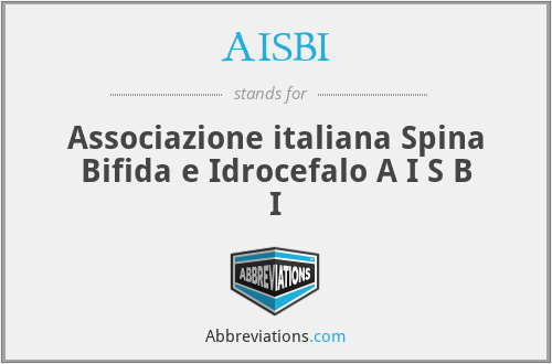 AISBI - Associazione italiana Spina Bifida e Idrocefalo A I S B I