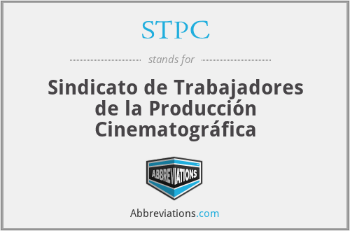 STPC - Sindicato de Trabajadores de la Producción Cinematográfica