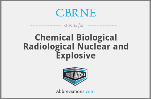 CBRNE - Chemical Biological Radiological Nuclear and Explosive