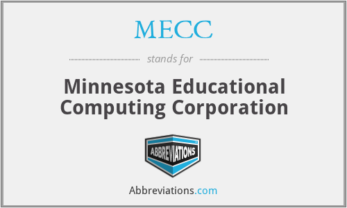 MECC - Minnesota Educational Computing Corporation