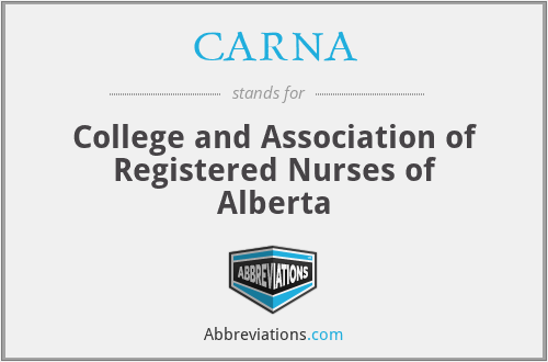 CARNA - College and Association of Registered Nurses of Alberta