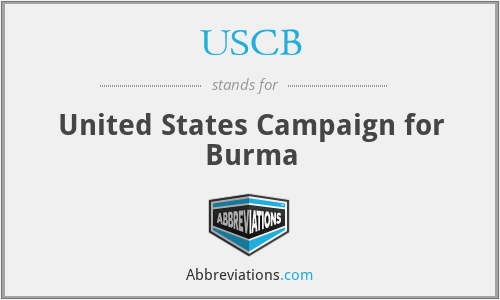 USCB - United States Campaign for Burma