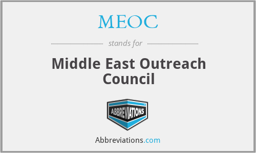 MEOC - Middle East Outreach Council