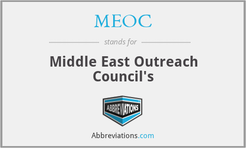 MEOC - Middle East Outreach Council's