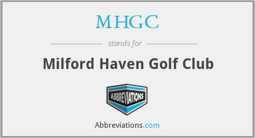 MHGC - Milford Haven Golf Club