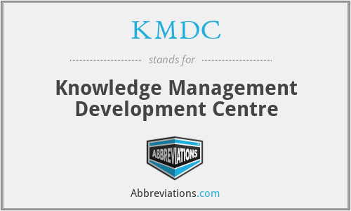 KMDC - Knowledge Management Development Centre
