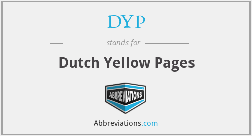 DYP - Dutch Yellow Pages