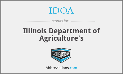 IDOA - Illinois Department of Agriculture's