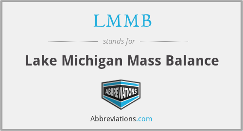 LMMB - Lake Michigan Mass Balance