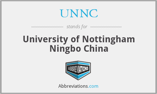 UNNC - University of Nottingham Ningbo China