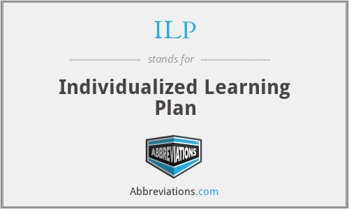 ILP - Individualized Learning Plan