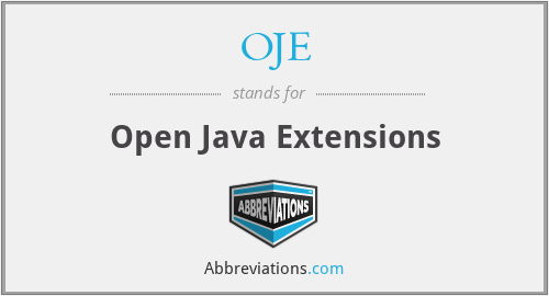 OJE - Open Java Extensions