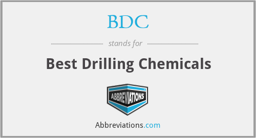 BDC - Best Drilling Chemicals