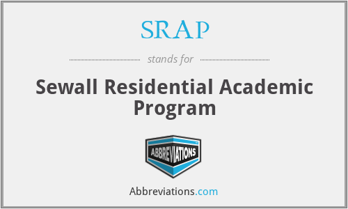 SRAP - Sewall Residential Academic Program