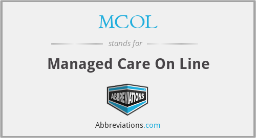 MCOL - Managed Care On Line