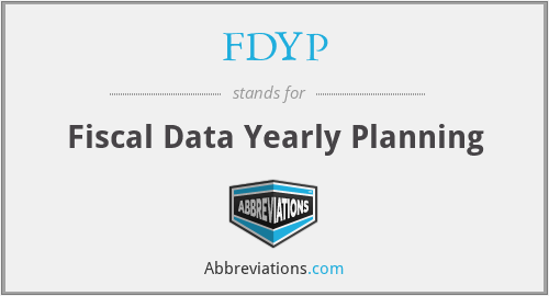 FDYP - Fiscal Data Yearly Planning