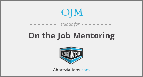 OJM - On the Job Mentoring