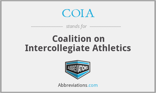 COIA - Coalition on Intercollegiate Athletics