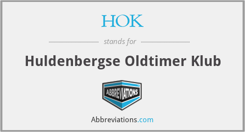 HOK - Huldenbergse Oldtimer Klub