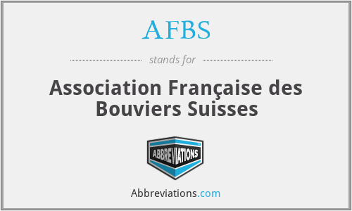 AFBS - Association Française des Bouviers Suisses