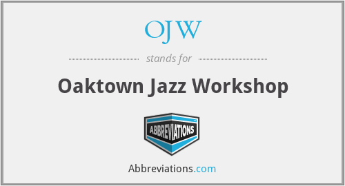 OJW - Oaktown Jazz Workshop