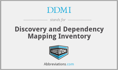DDMI - Discovery and Dependency Mapping Inventory