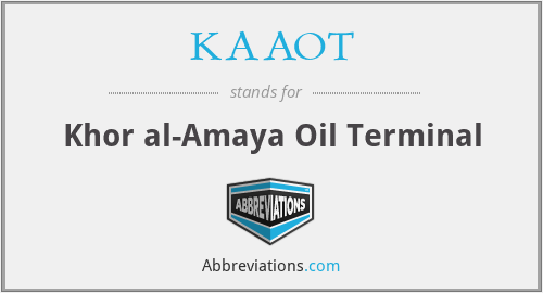 KAAOT - Khor al-Amaya Oil Terminal