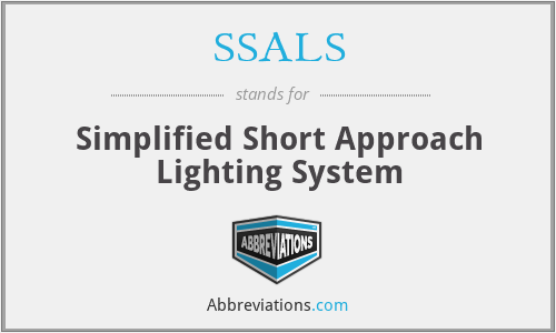 SSALS - Simplified Short Approach Lighting System