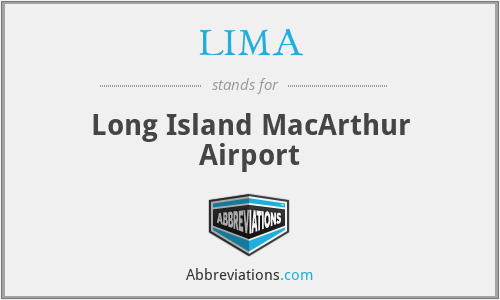 LIMA - Long Island MacArthur Airport