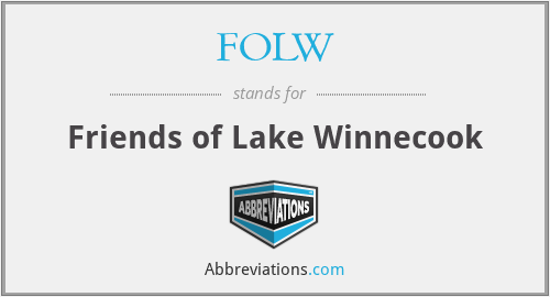 FOLW - Friends of Lake Winnecook