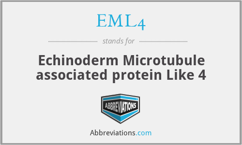 EML4 - Echinoderm Microtubule associated protein Like 4