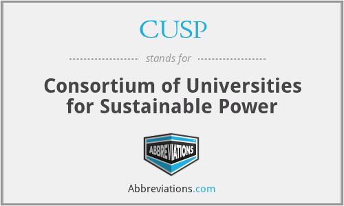CUSP - Consortium of Universities for Sustainable Power