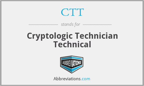 CTT - Cryptologic Technician Technical