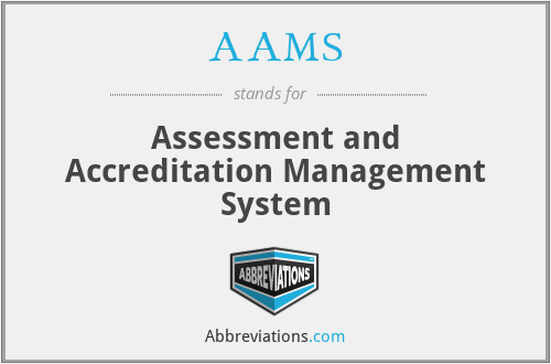 AAMS - Assessment and Accreditation Management System