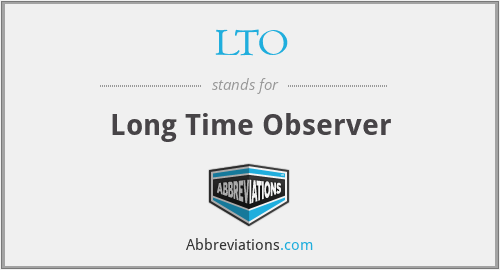 LTO - Long Time Observer