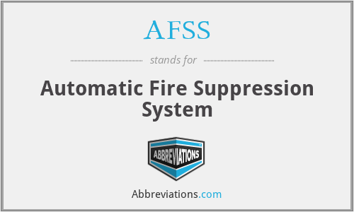 AFSS - Automatic Fire Suppression System