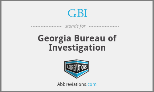 GBI - Georgia Bureau of Investigation